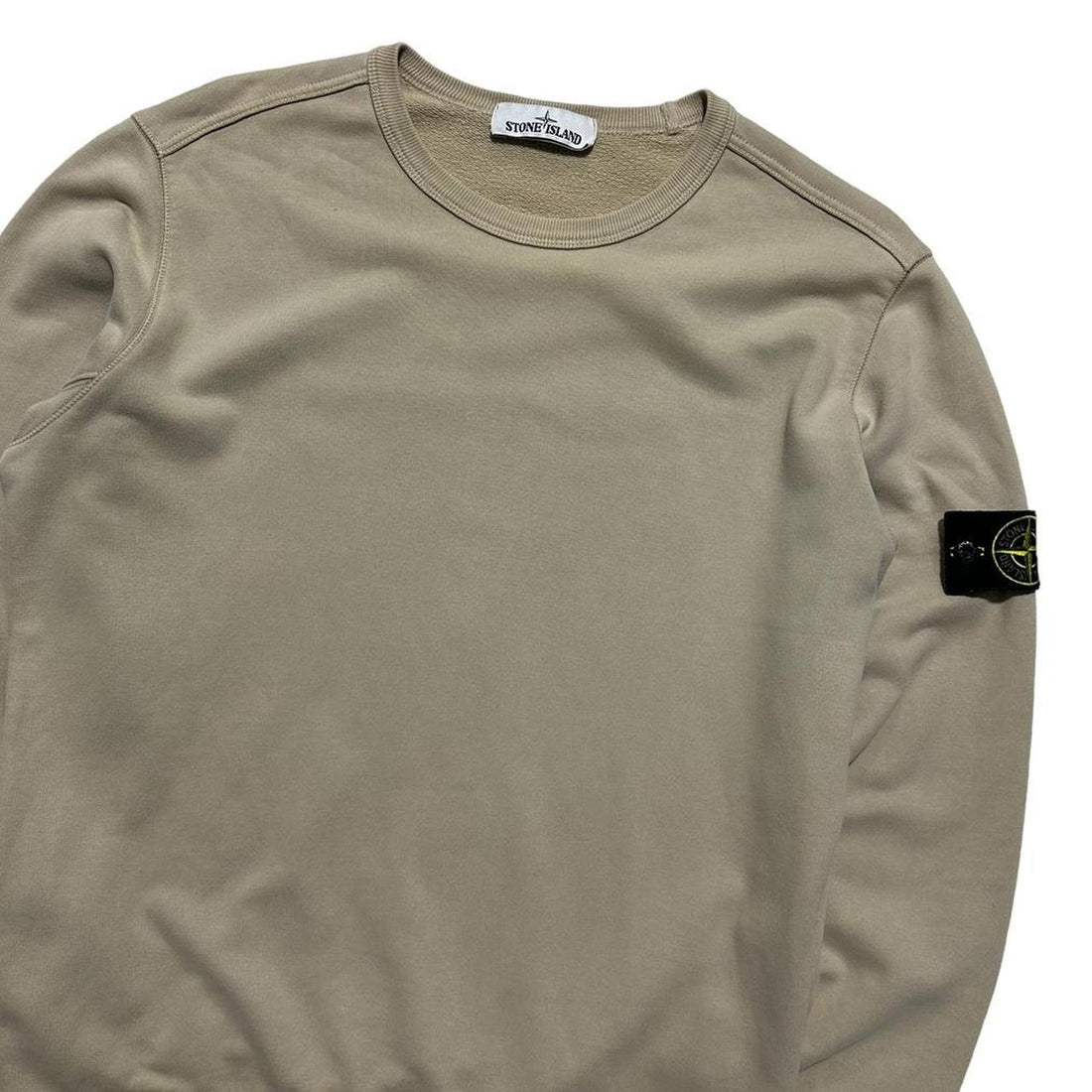Stone Island Tan Pullover Crewneck