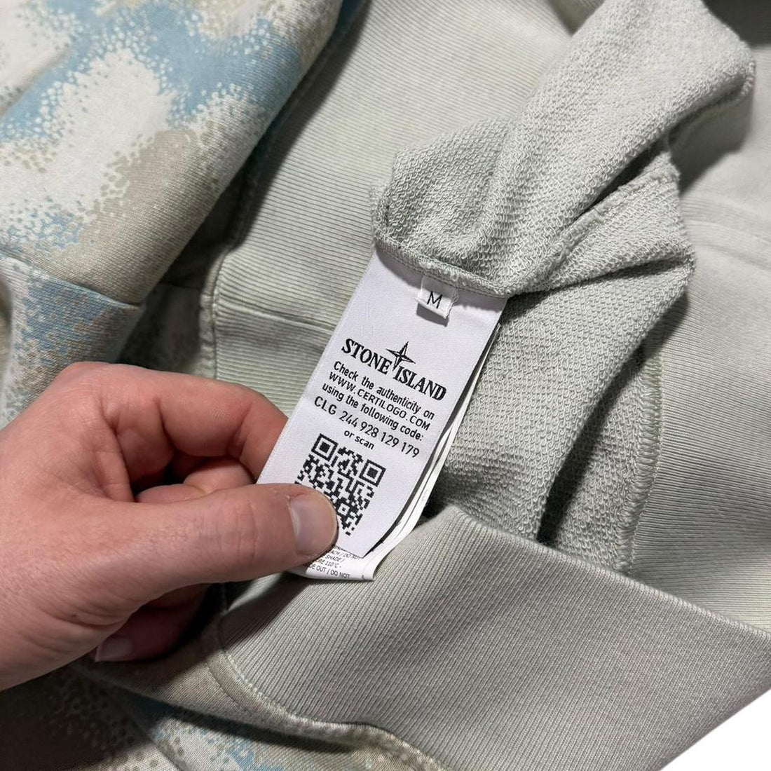 Stone Island Devore Camo Pullover Hoodie
