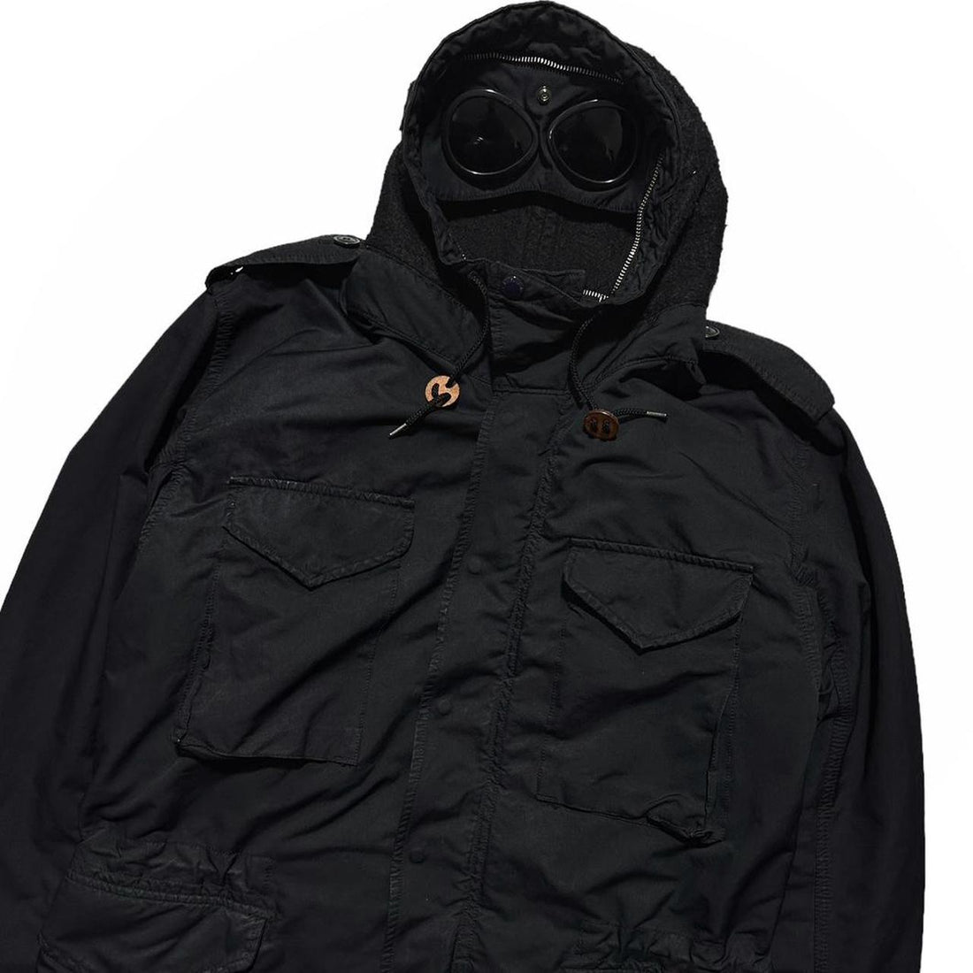 CP Company Black Mille Miglia Heavy Goggle Jacket