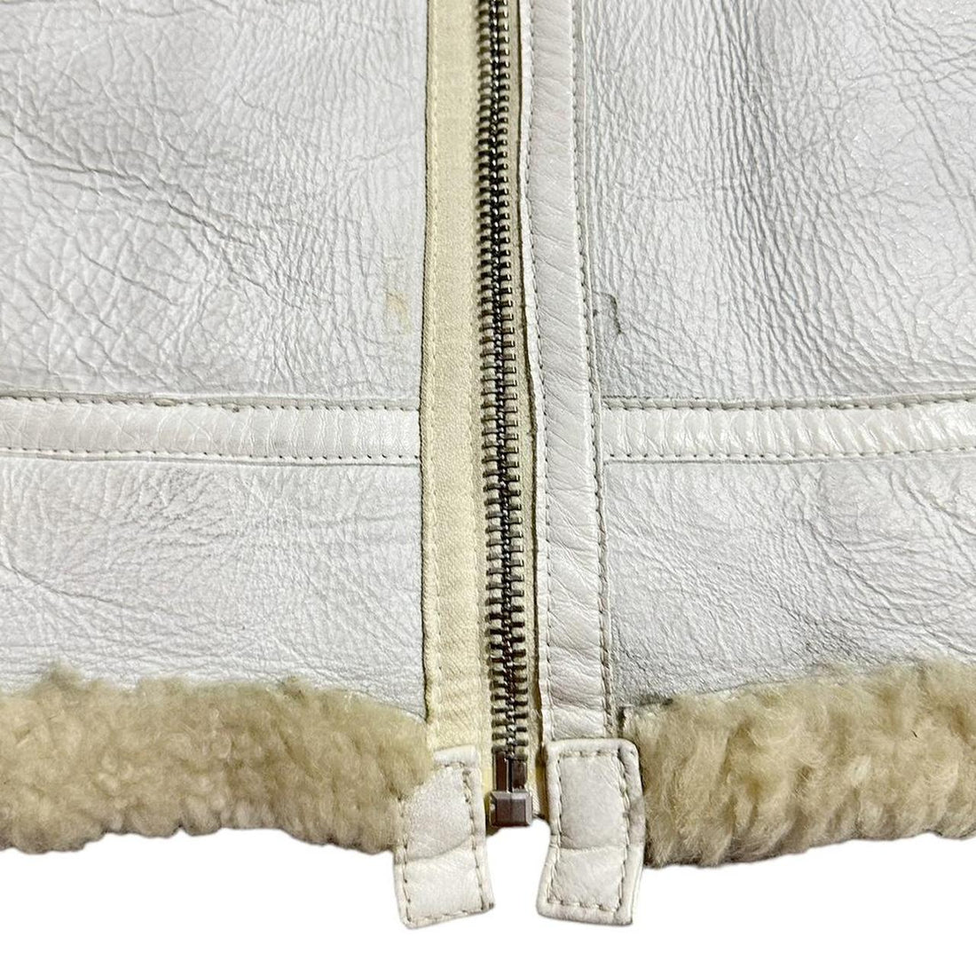 Stone Island 2006 Sherling Leather Jacket