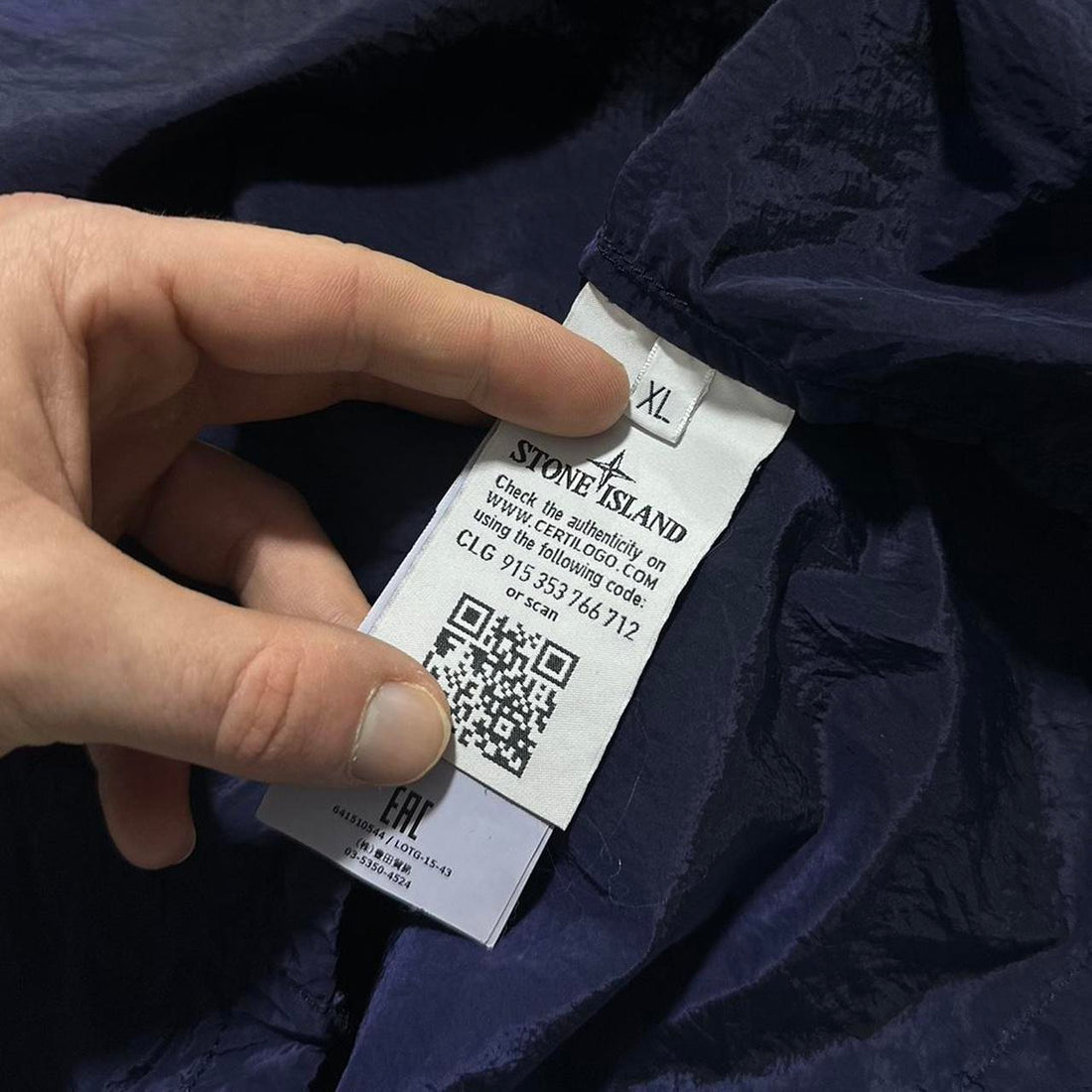 Stone Island Nylon Metal Blue Overshirt