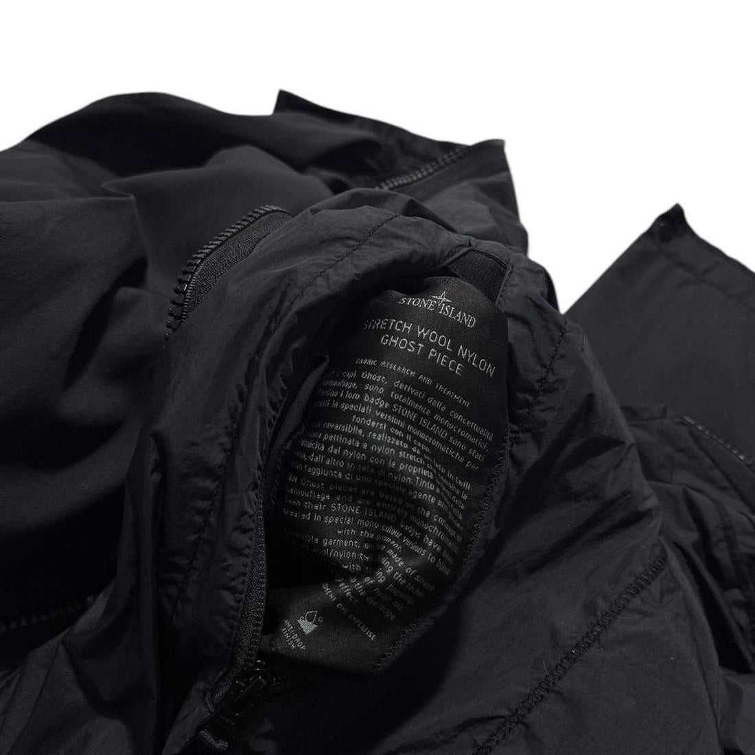 Stone Island Ghost Reversible Wool Nylon Jacket