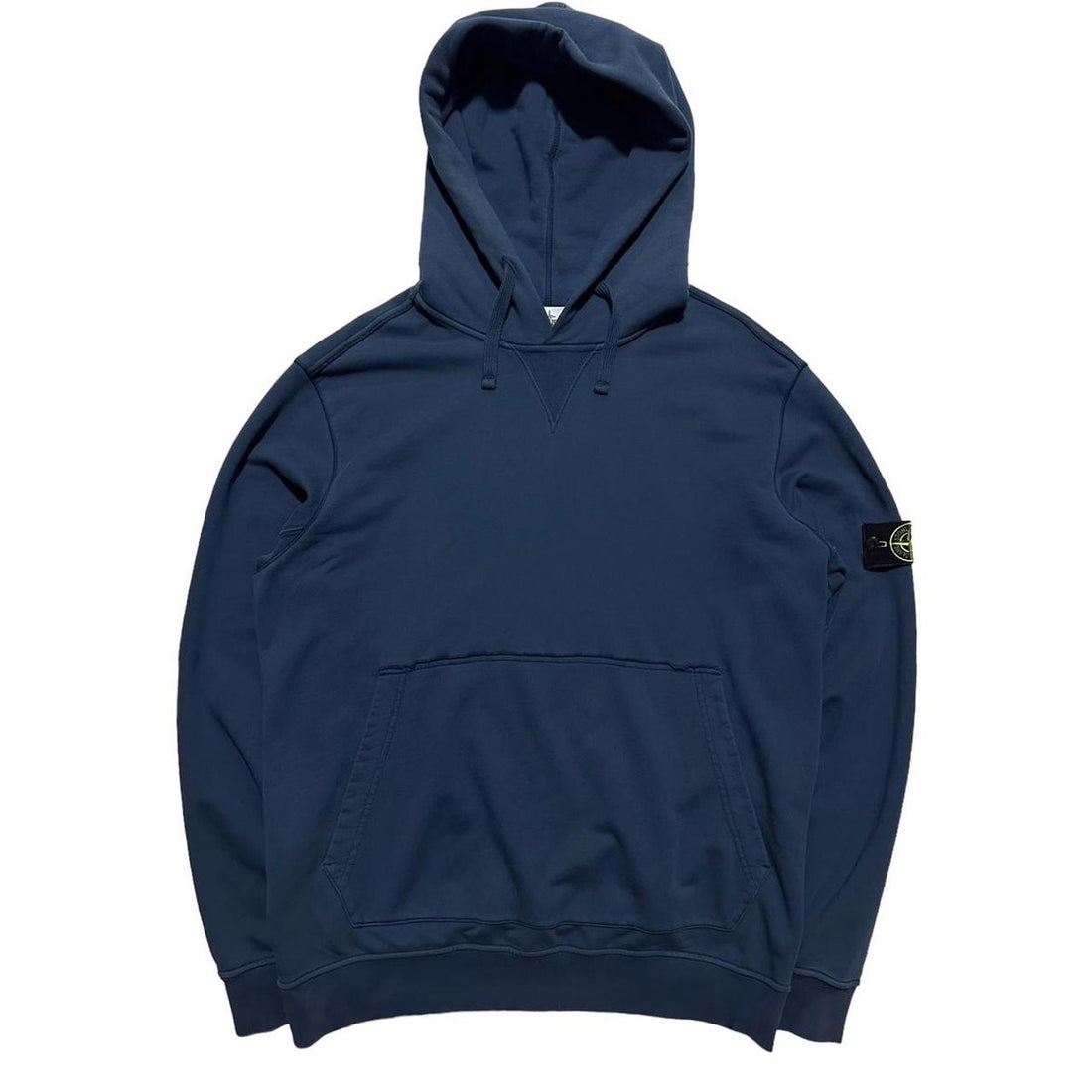 Stone Island Blue Pullover Hoodie