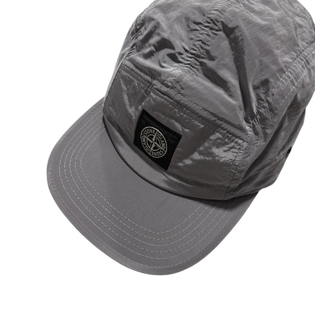 Stone Island Silver Nylon Metal Cap
