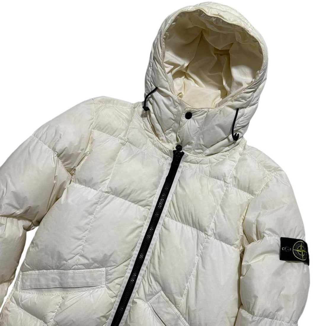 Stone Island Garment Dyed Crinkle Reps Down Jacket