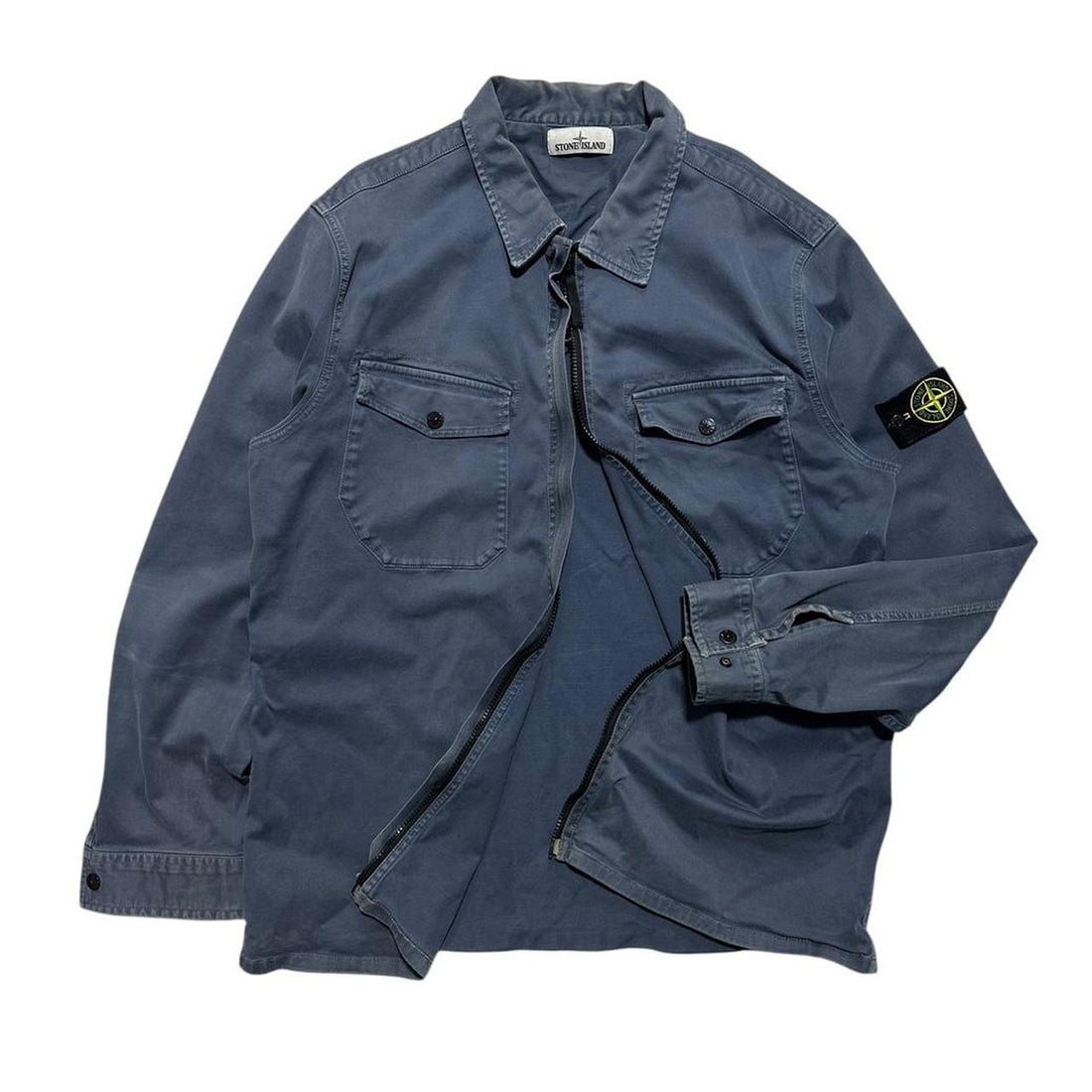 Stone Island Blue Overshirt