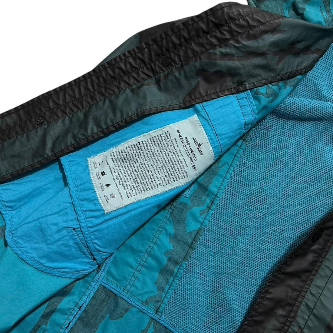Stone Island 2015 Raso Gommato Reserve Camo Jacket