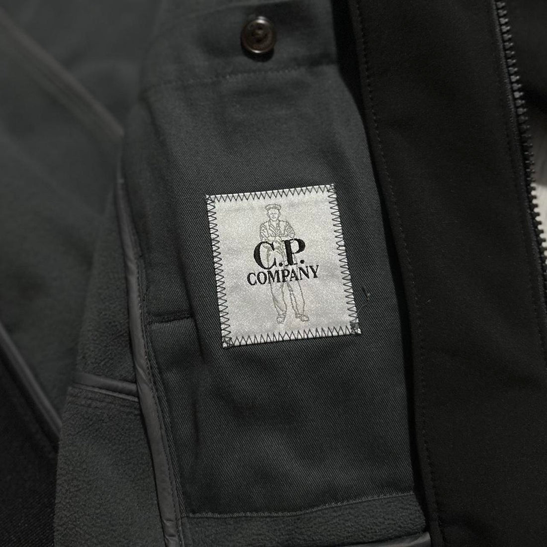 CP Company Black Soft Shell Jacket