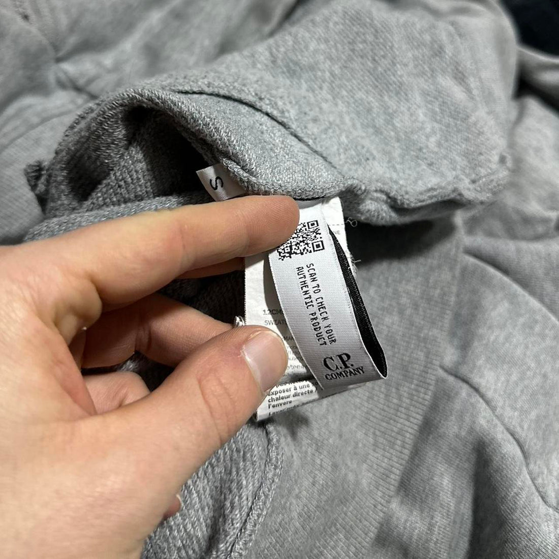 CP Company Grey Goggle Hoodie