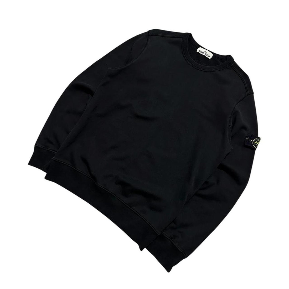 Stone Island Black Pullover Crewneck
