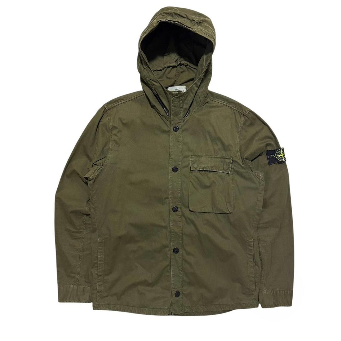 Stone Island Hooded Canvas Jacket
