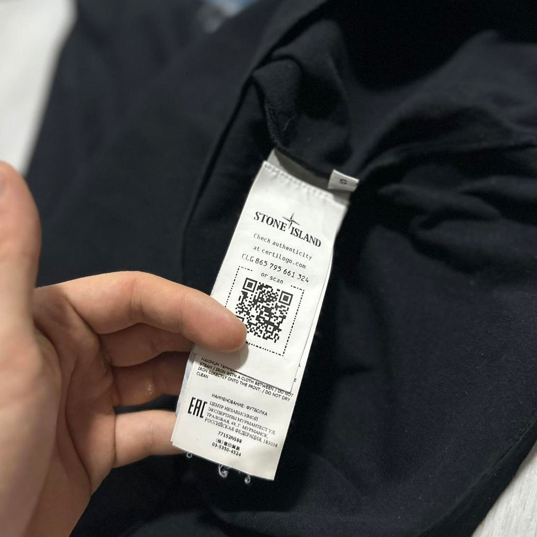 Stone Island Black T-Shirt