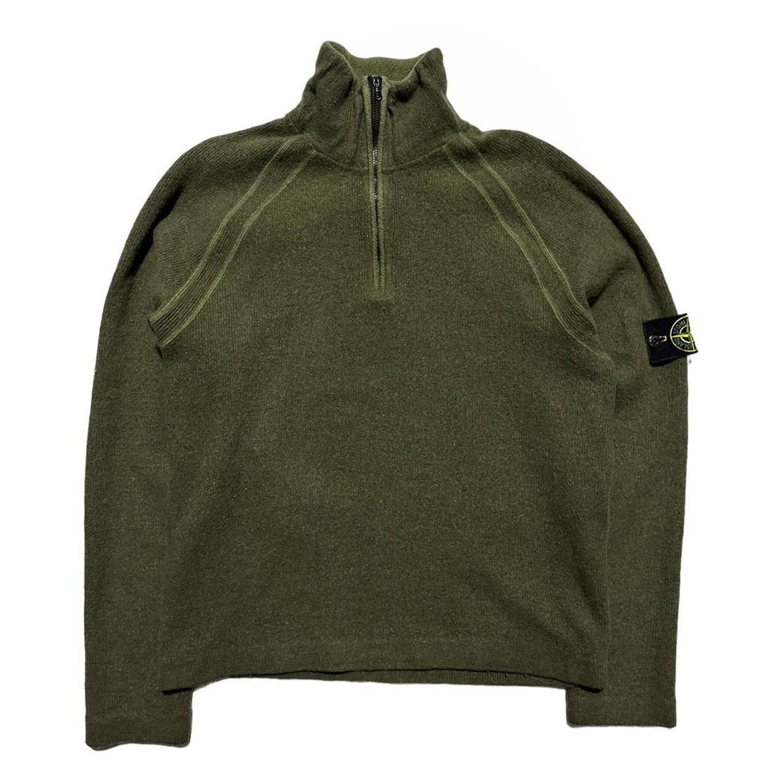 Stone Island Wool Quarter Zip