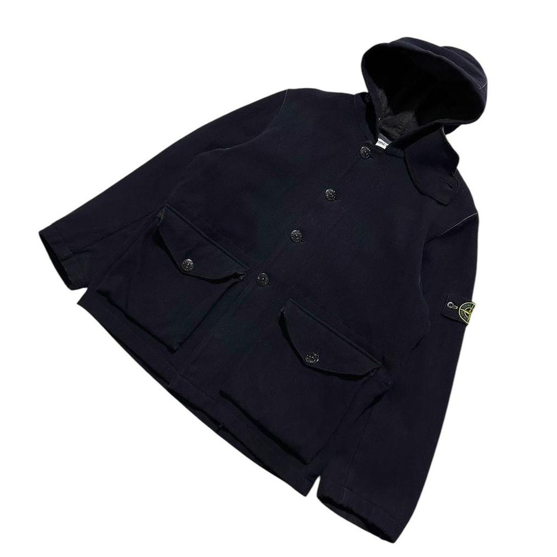 Stone Island Wool Montgomery Duffle Jacket