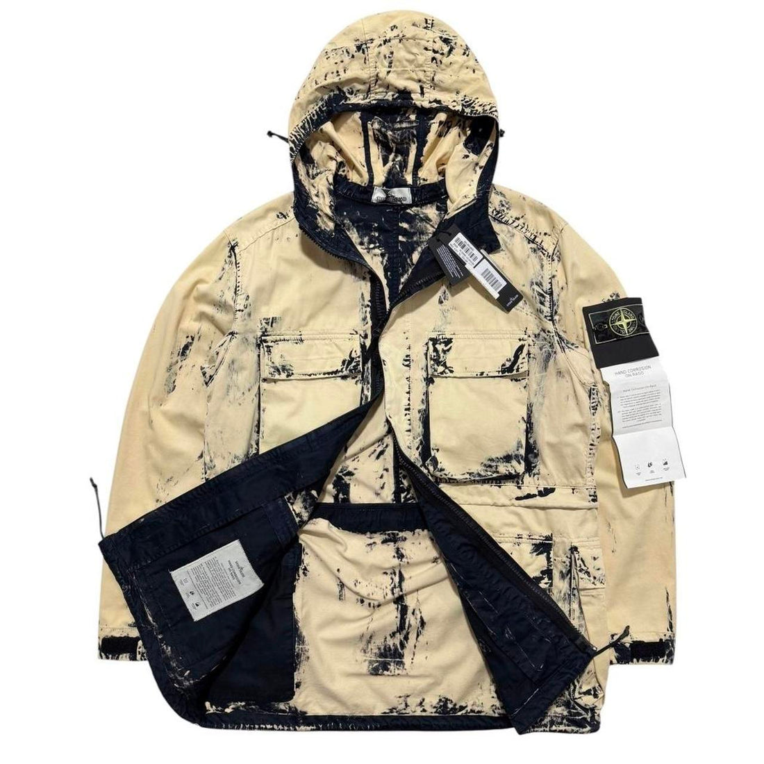 Stone Island 2017 Hand Corrosion On Raso Jacket