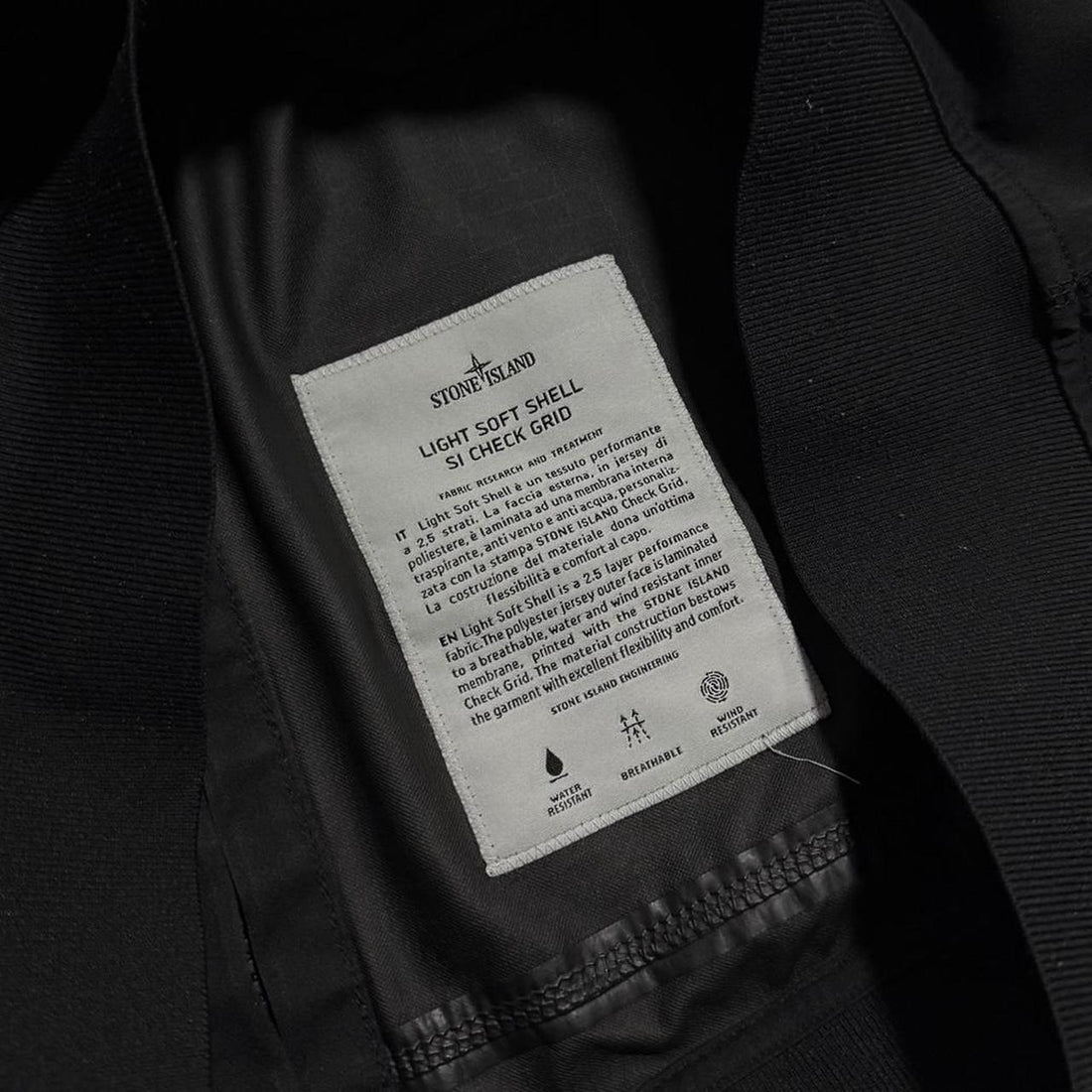 Stone Island Soft Shell Bomber Jacket