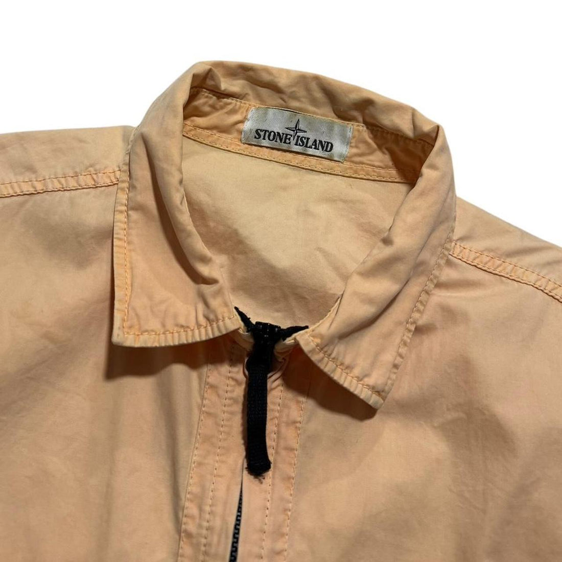 Stone Island Peach Canvas Overshirt