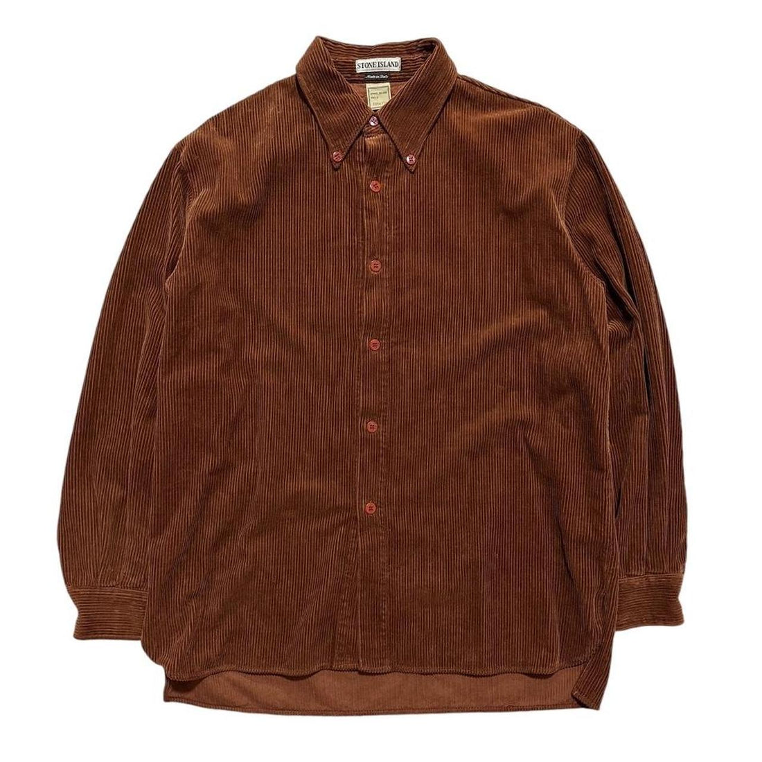 Stone Island Rust Heavy Corduroy Shirt