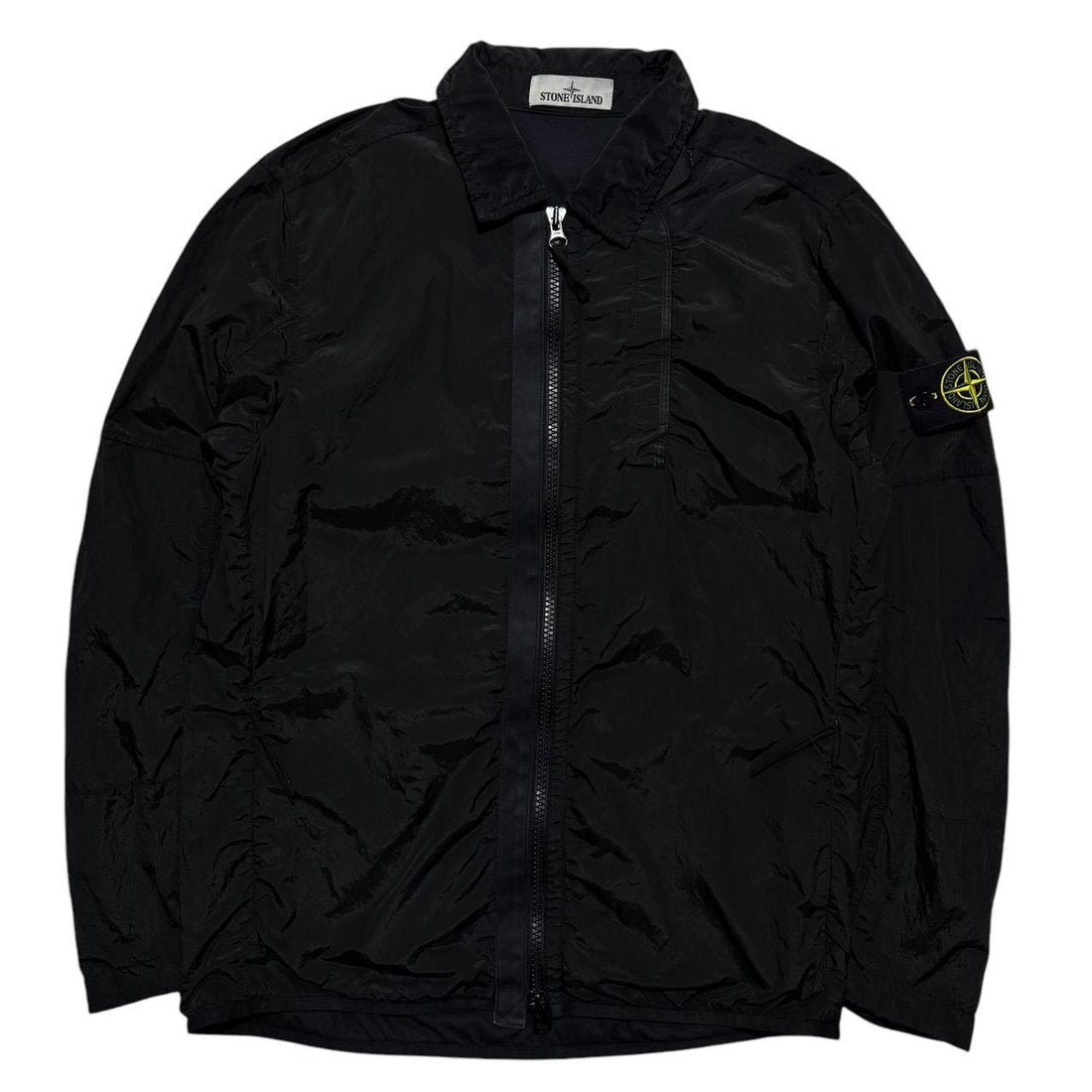 Stone Island Nylon Metal Black Overshirt