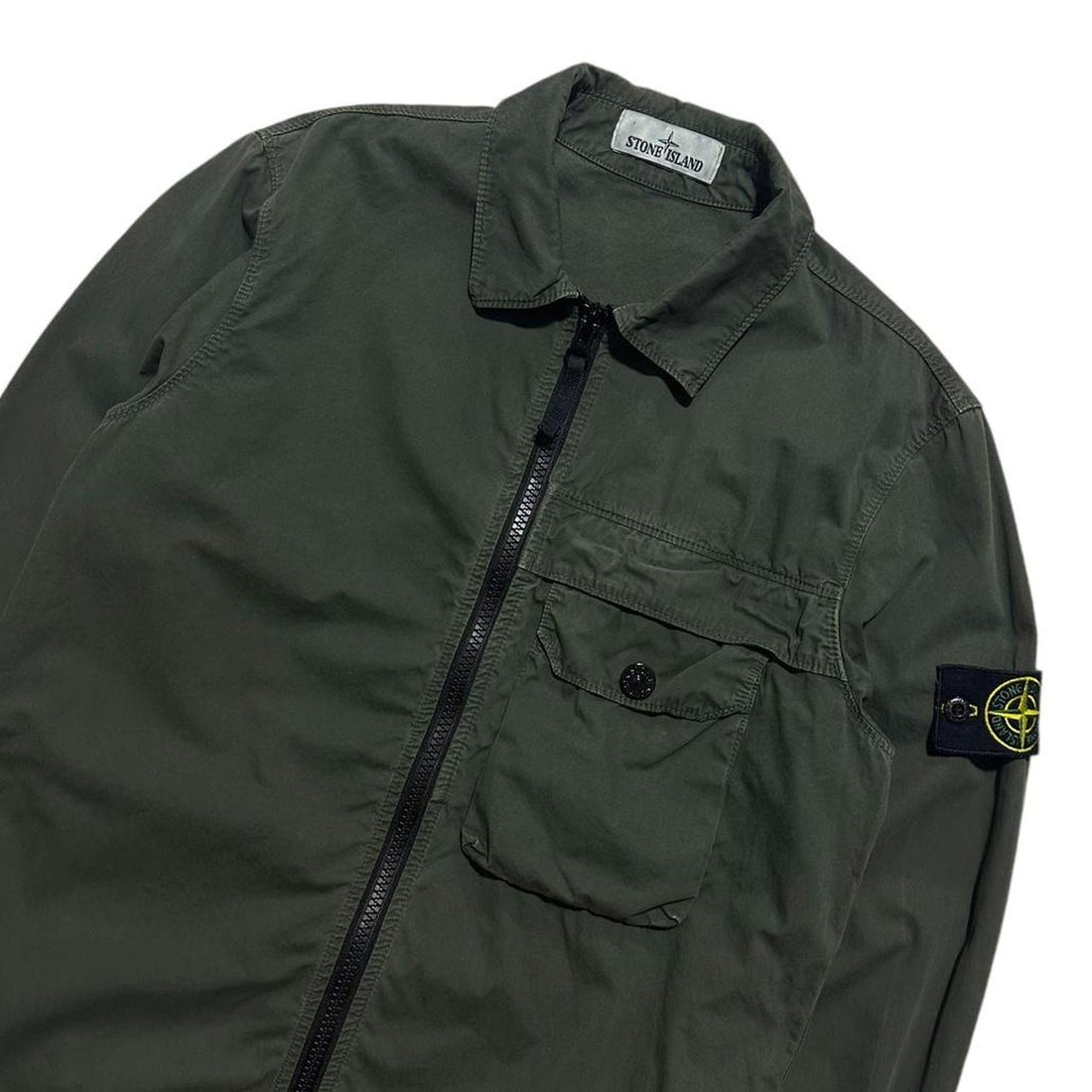 Stone Island Green Overshirt
