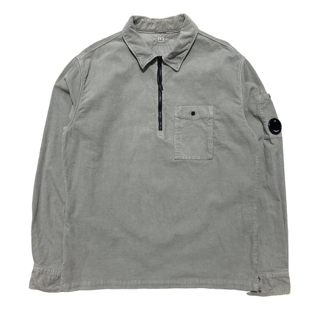 CP Company Corduroy Zip Down Pullover