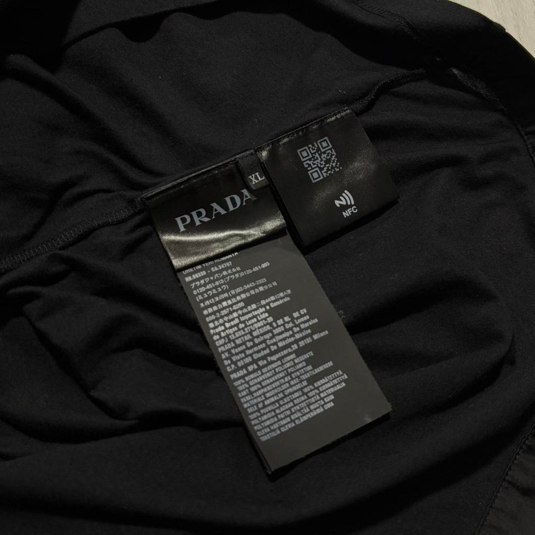 Prada Nylon Pocket T-Shirt