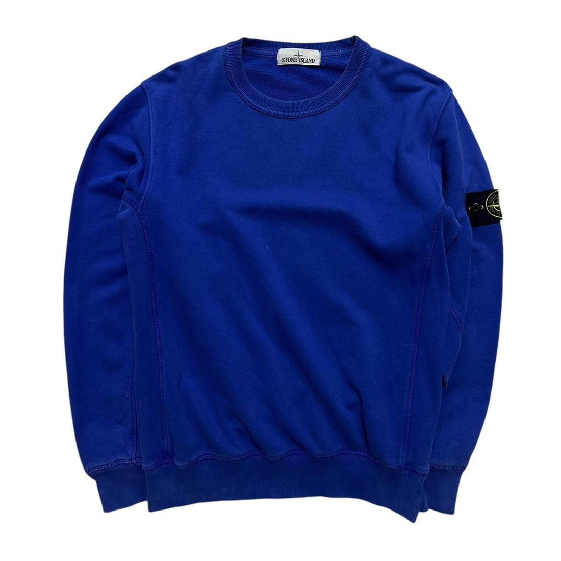 Stone Island Royal Blue Pullover Crewneck