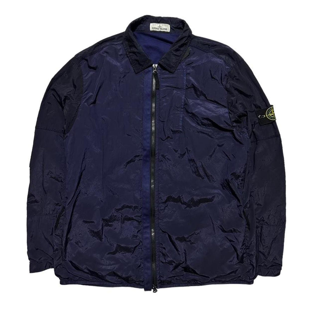 Stone Island Nylon Metal Blue Overshirt