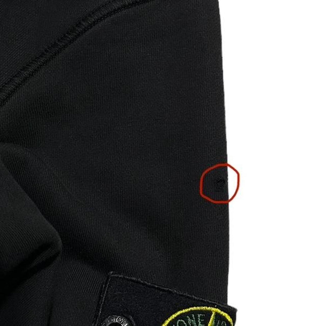 Stone Island Black Pullover Hoodie