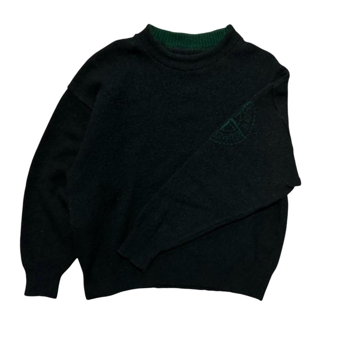 Stone Island Arm Logo Knit Pullover