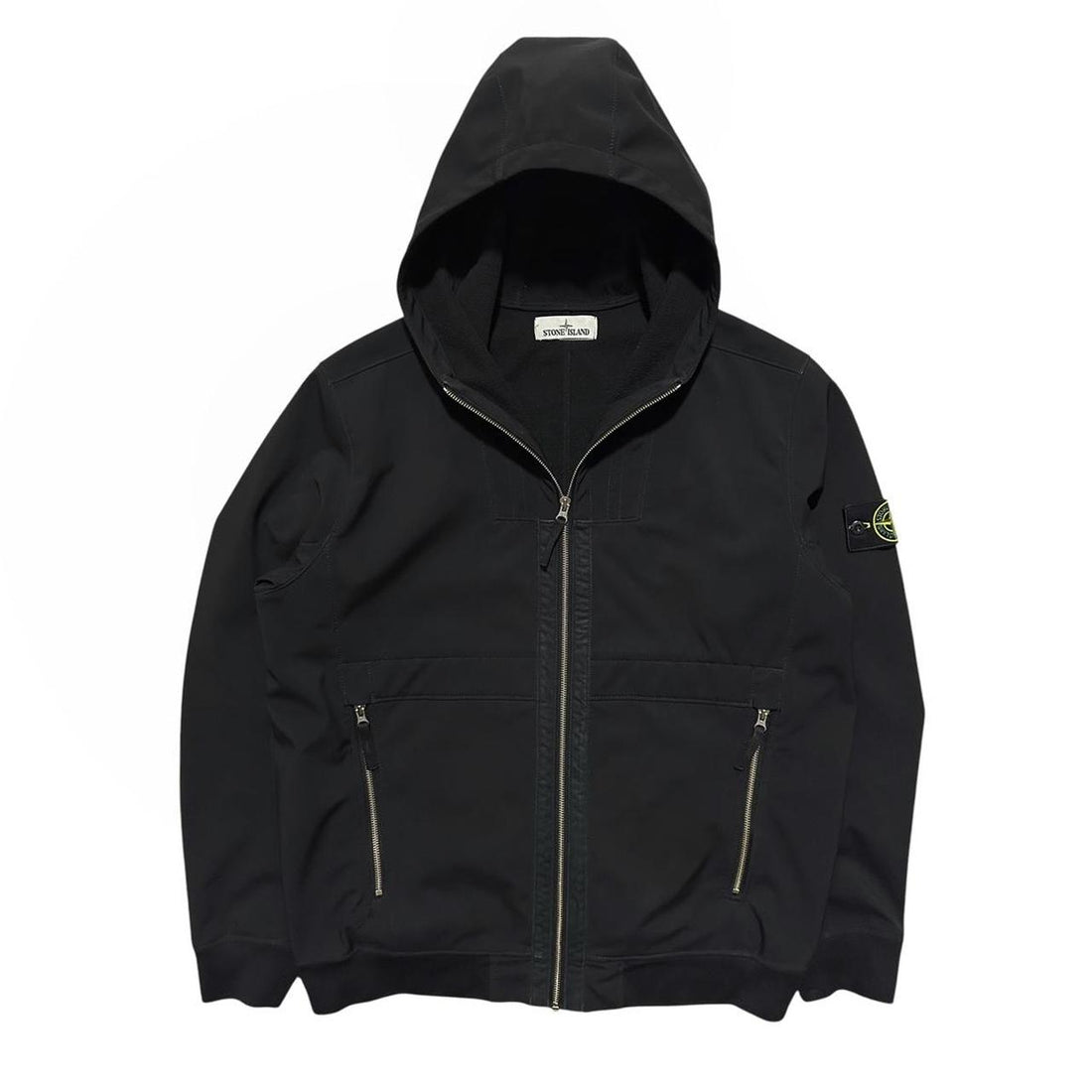 Stone Island Black Soft-Shell Jacket