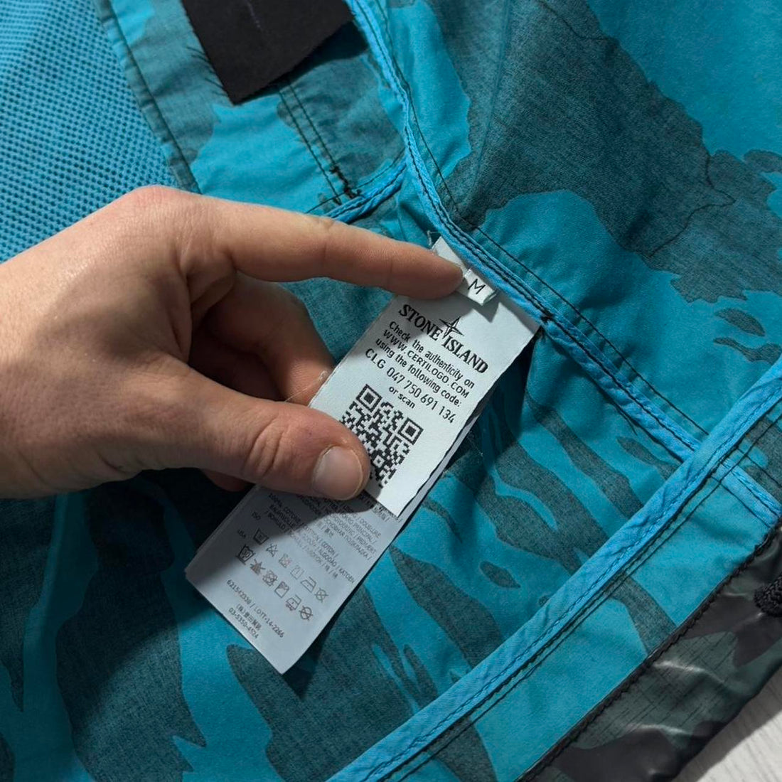 Stone Island 2015 Raso Gommato Reserve Camo Jacket