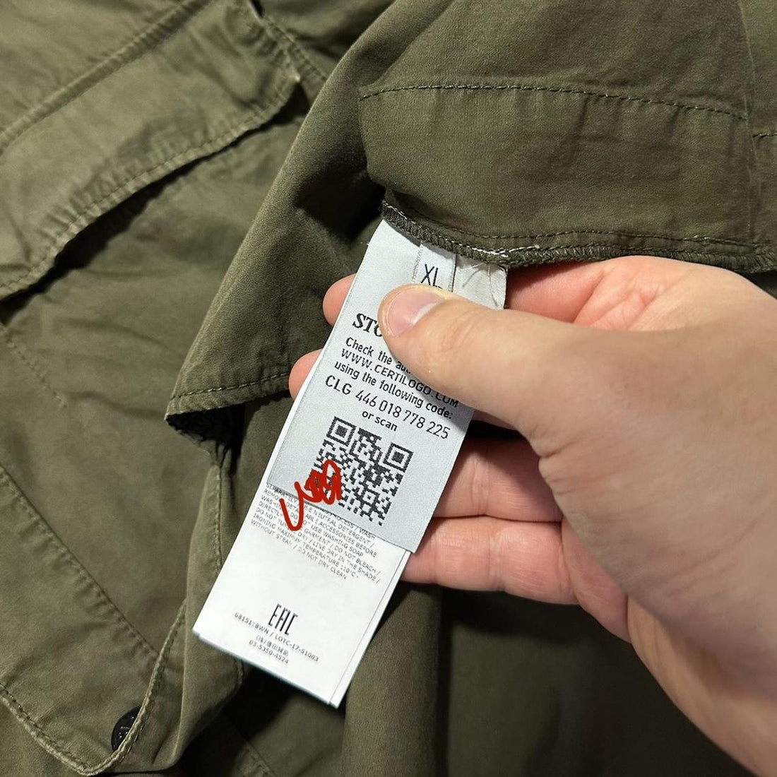 Stone Island Hooded Canvas Jacket