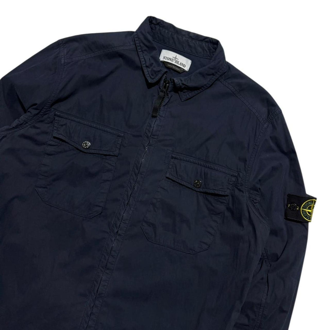 Stone Island Brushed Cotton Overshirt