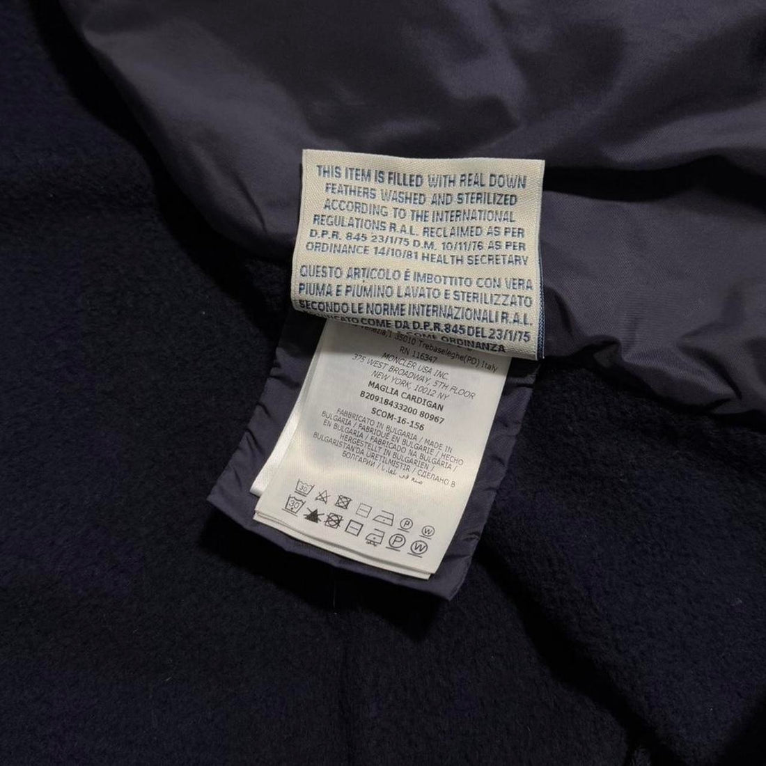 Moncler Down Cardigan Jacket