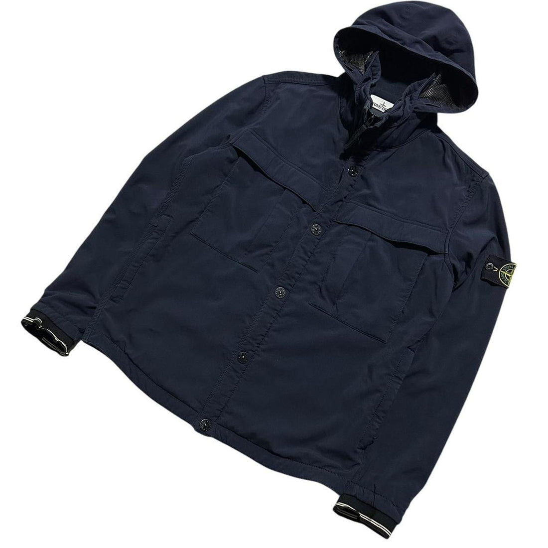 Stone Island Navy Soft Shell Jacket