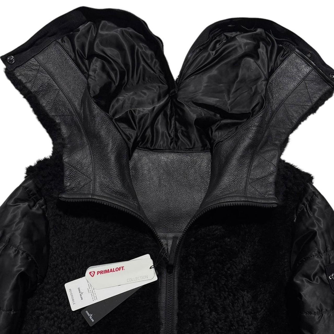 Stone Island Sheepskin Leather Reversible Jacket