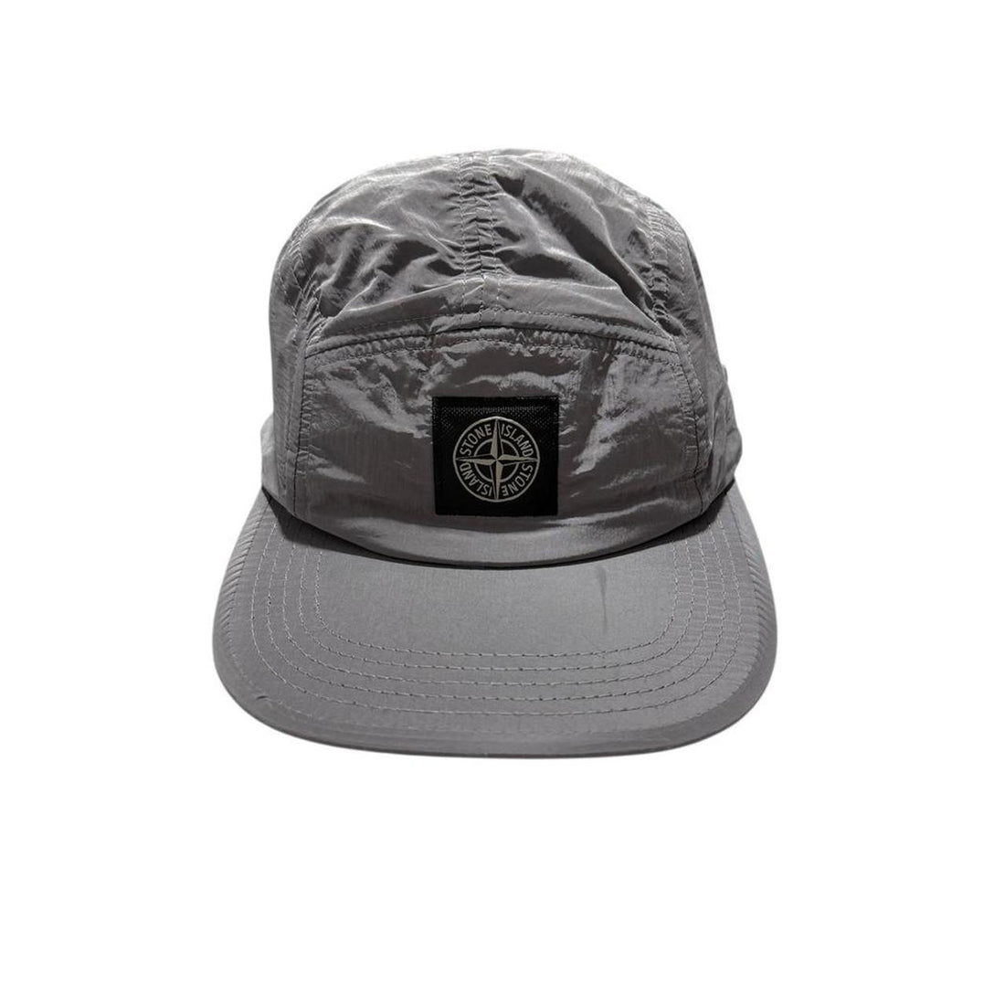 Stone Island Silver Nylon Metal Cap