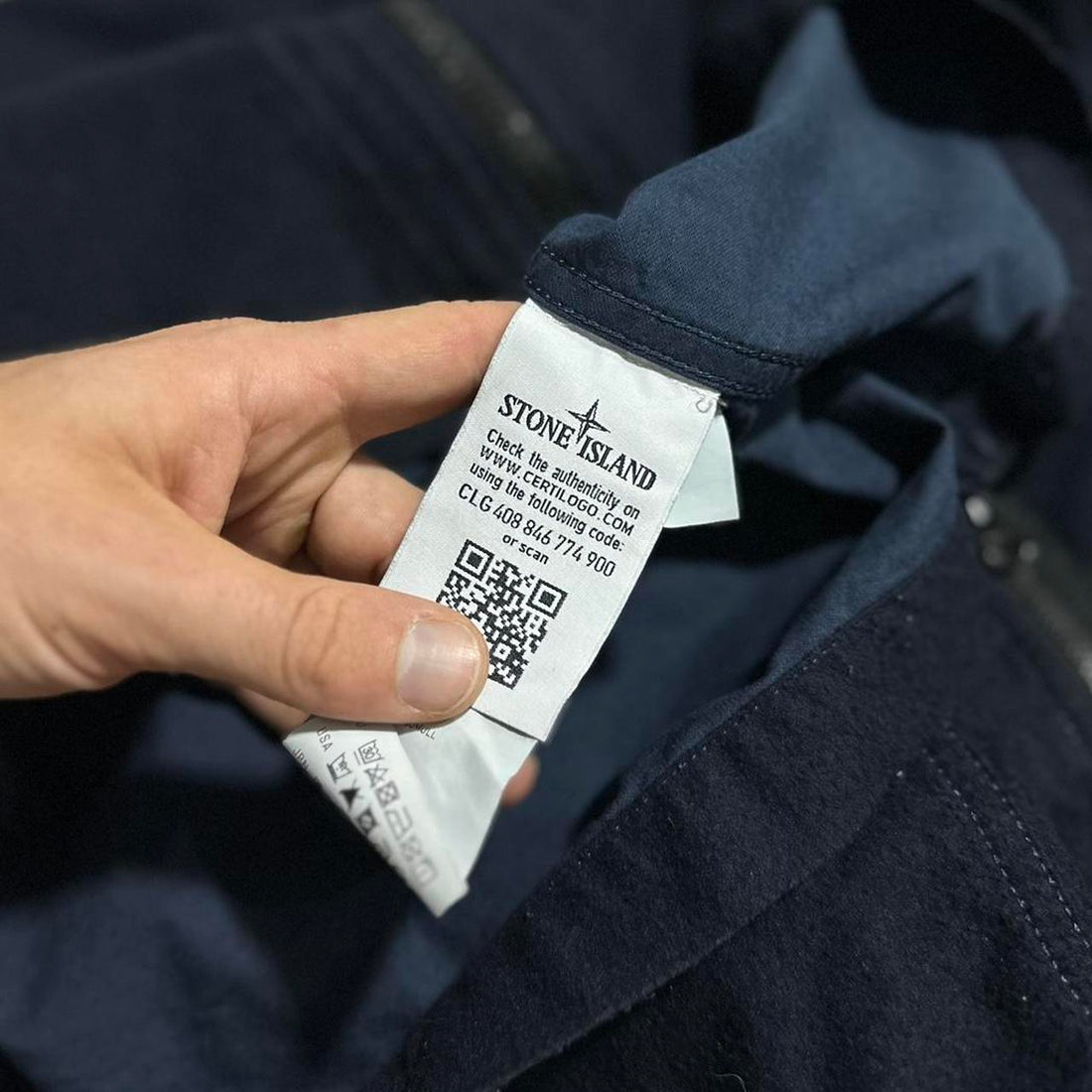 Stone Island Wool Hooded Jacket