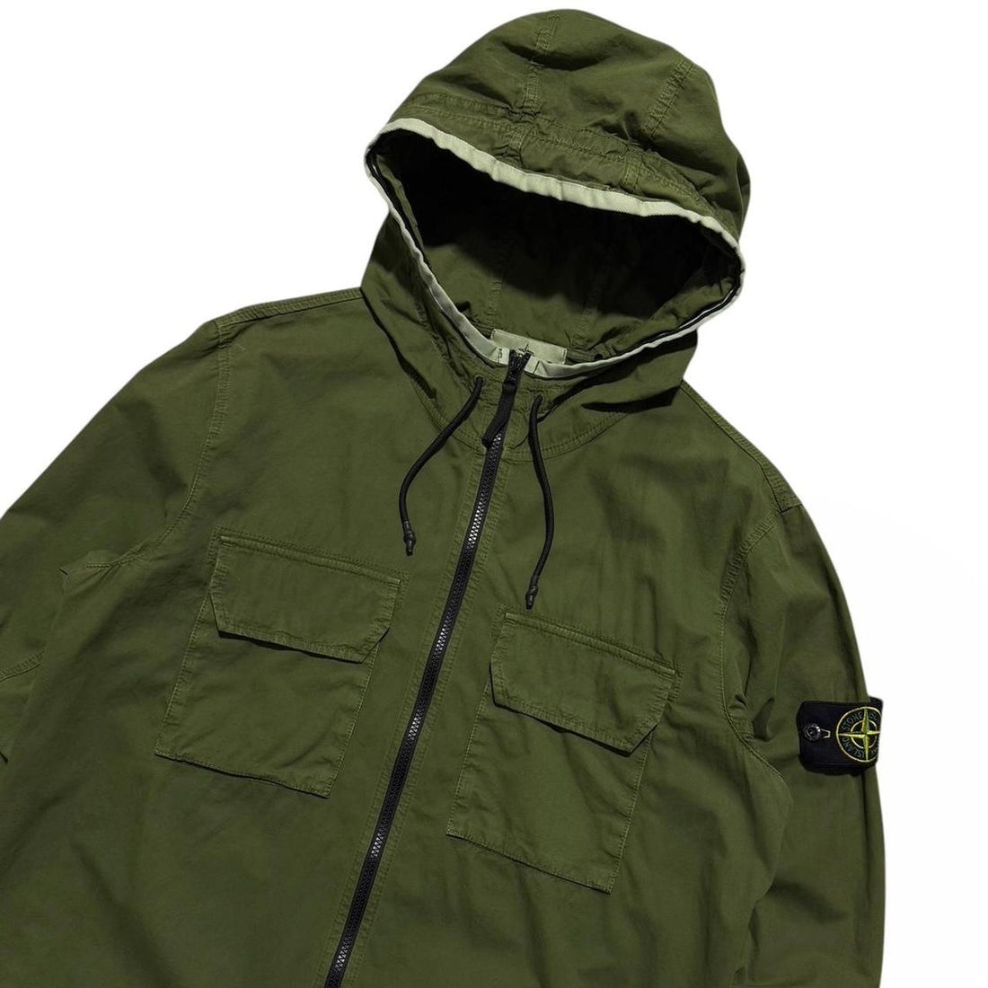 Stone Island Green Canvas Jacket