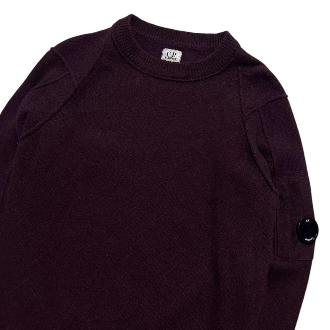 CP Company Burgundy Wool Pullover