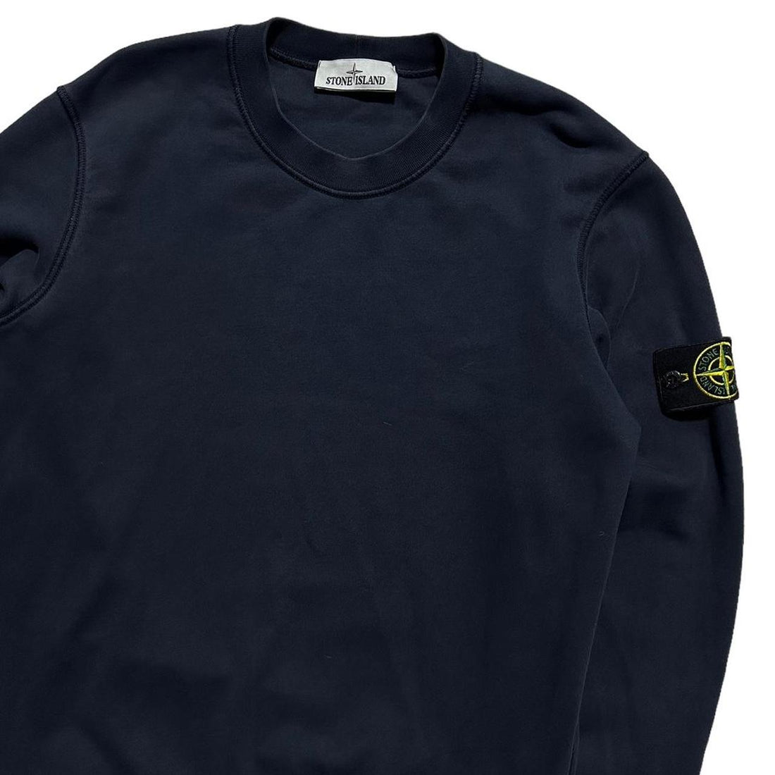 Stone Island Navy Pullover Crewneck