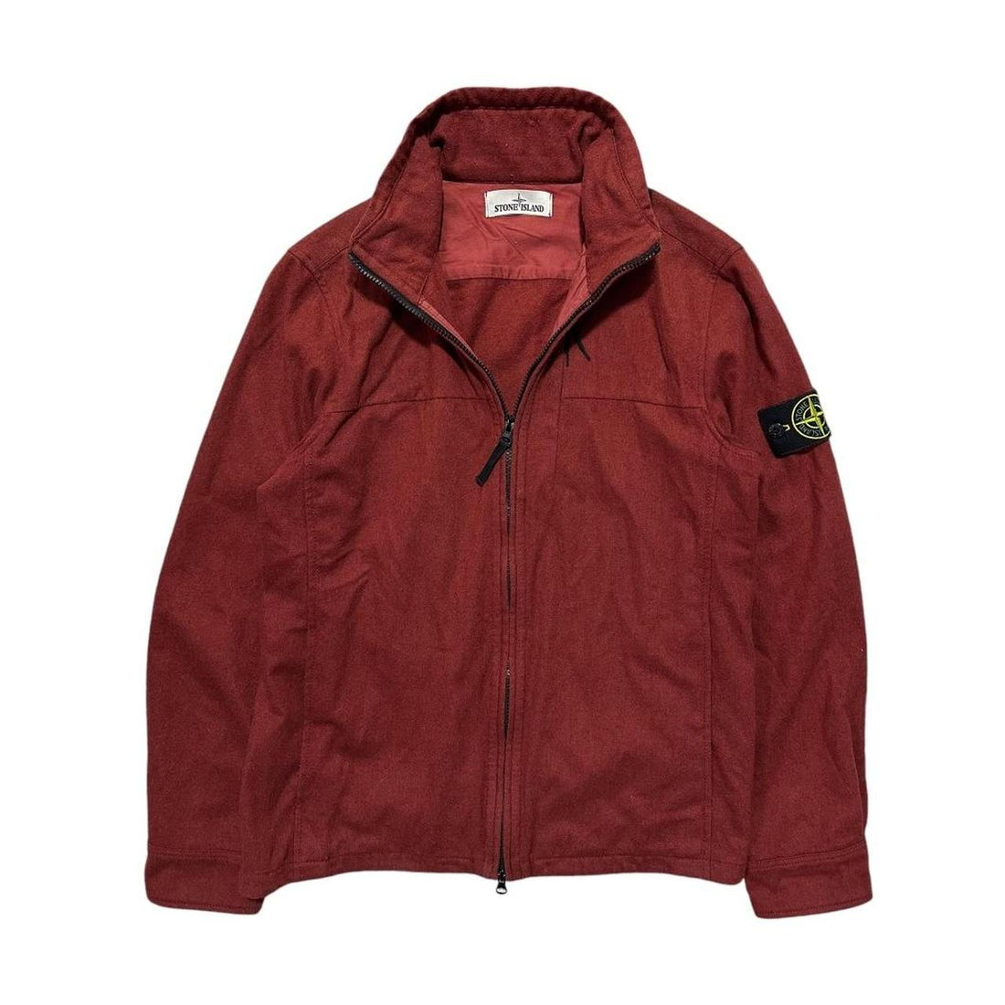 Stone Island Red Zip Jacket