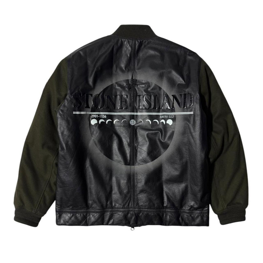 Stone Island Featherweight Leather Moon Jacket