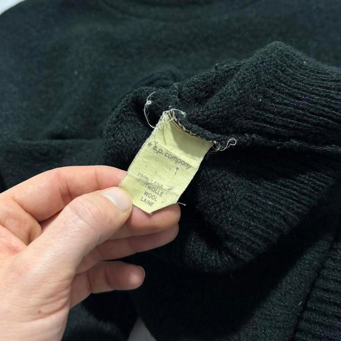 Stone Island Arm Logo Knit Pullover