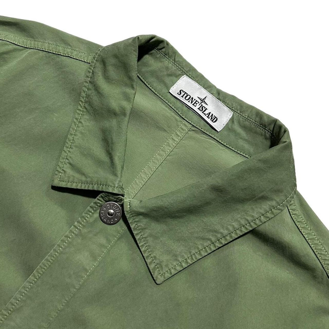 Stone Island Green Double Pocket Chore Jacket