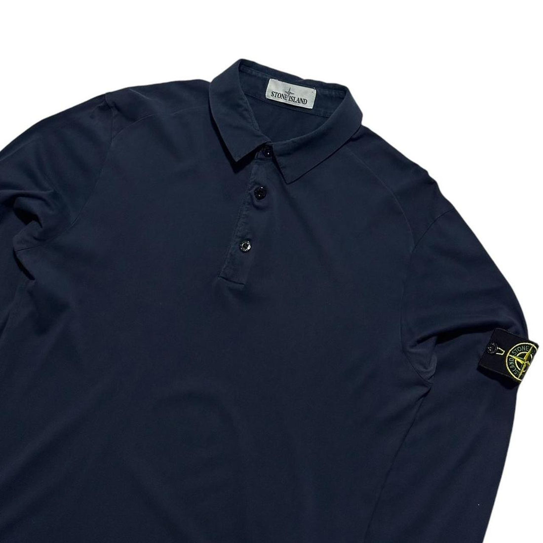 Stone Island Long Sleeve Polo Top