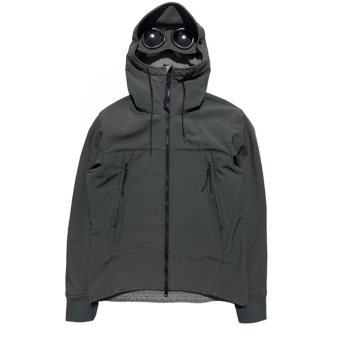 CP Company Grey Soft Shell Goggle Jacket