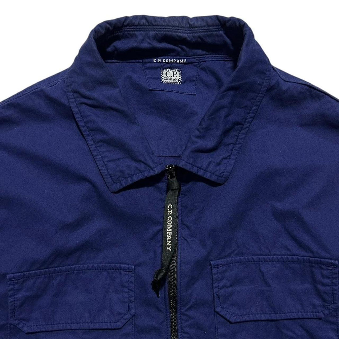 CP Company Blue Canvas Overshirt