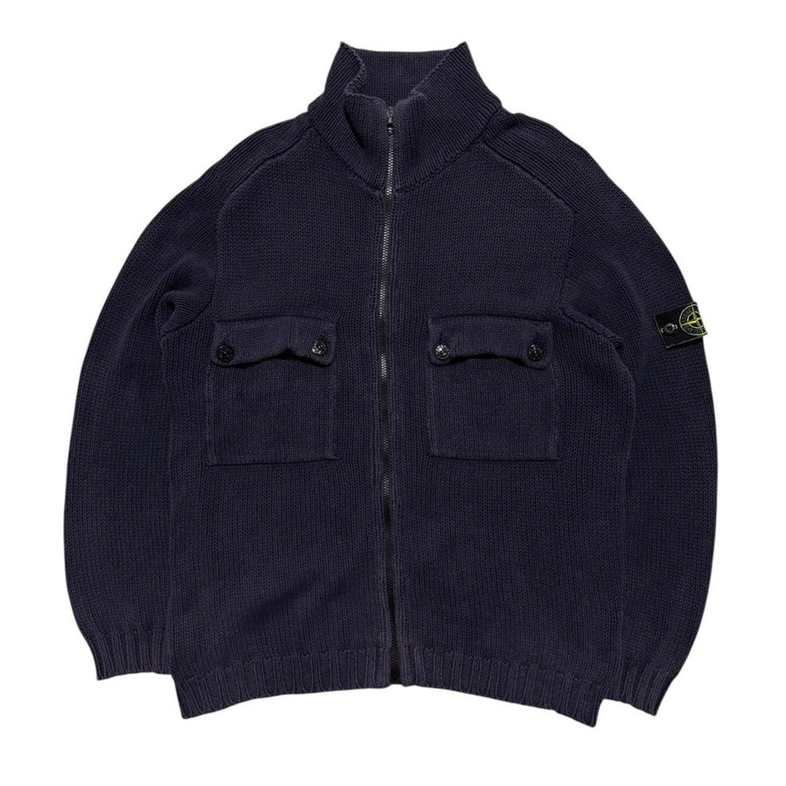 Stone Island 1998 Heavy Knit Full Zip